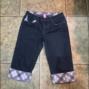 🌷Royal Republic Rolled Cuff Denim Capris Size 7